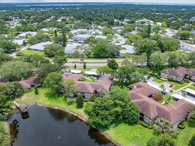 2681 Sabal Springs Cir Unit 204, Clearwater, FL 33761 - aerial view of residential area featuring a large body of water