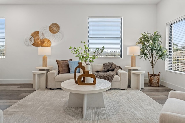 6210 64th Way N, Pinellas Park, FL 33781 - sitting room with wood finished floors and baseboards