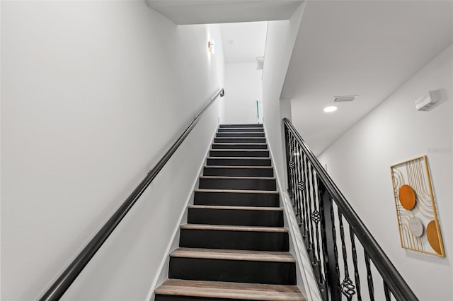 6210 64th Way N, Pinellas Park, FL 33781 - stairs featuring recessed lighting
