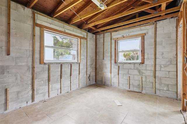 1560 Connecticut Ave NE, Saint Petersburg, FL 33703 - basement featuring concrete block wall