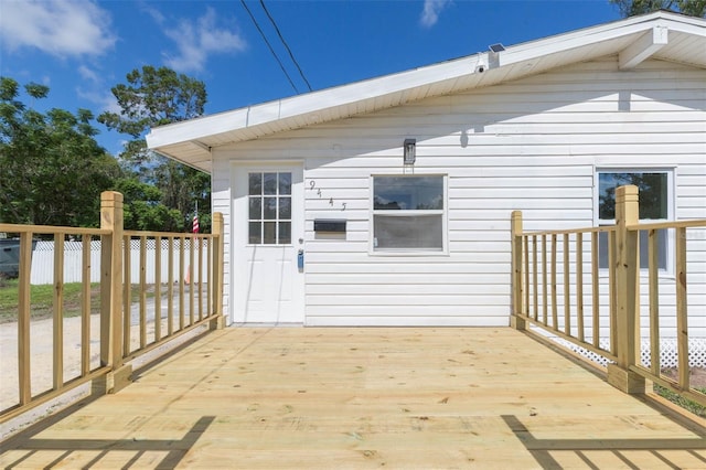 9445 Cardy St, New Port Richey, FL 34654 - view of deck