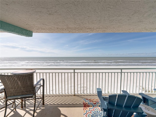 19440 Gulf Blvd Unit 301, Indian Rocks Beach, FL 33785 - balcony with view of water and beach