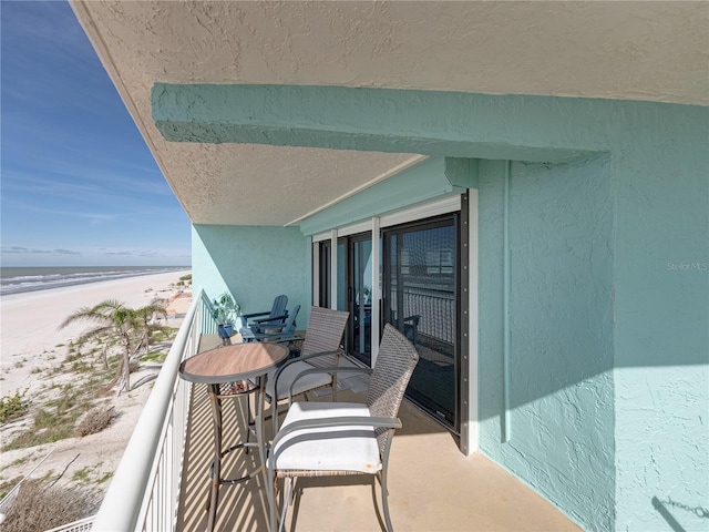19440 Gulf Blvd Unit 301, Indian Rocks Beach, FL 33785 - balcony with view of water and beach
