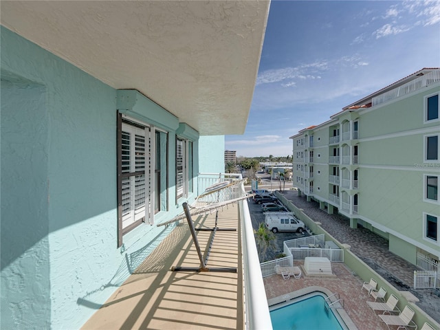 19440 Gulf Blvd Unit 301, Indian Rocks Beach, FL 33785 - balcony with view of pool area