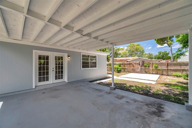 2509 W Crawford St, Tampa, FL 33614 - view of patio / terrace with french doors