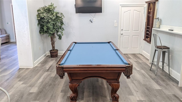 5000 Culbreath Key Way Unit 1-220, Tampa, FL 33611 - recreation room featuring billiards and light wood-style flooring
