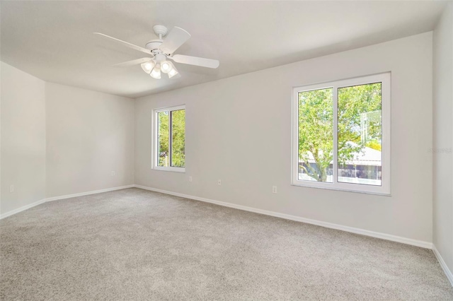 1734 Mapleleaf Blvd, Oldsmar, FL 34677 - spare room featuring carpet flooring and a ceiling fan