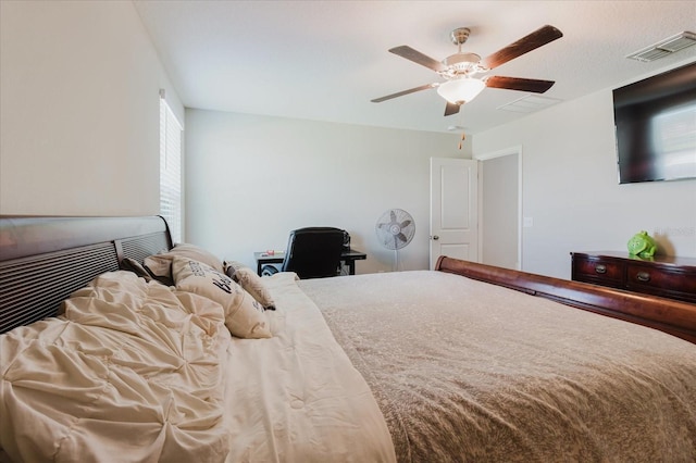 17156 Yellow Pine St, Wimauma, FL 33598 - bedroom featuring ceiling fan