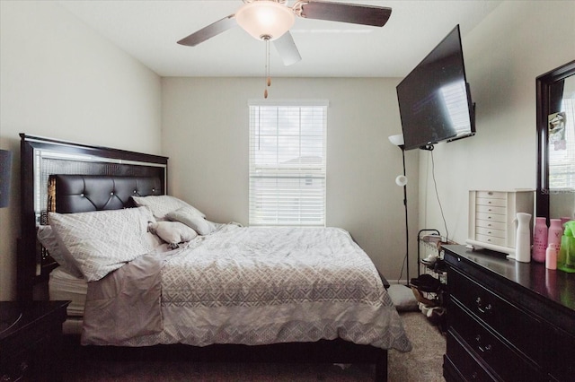 17156 Yellow Pine St, Wimauma, FL 33598 - carpeted bedroom featuring ceiling fan