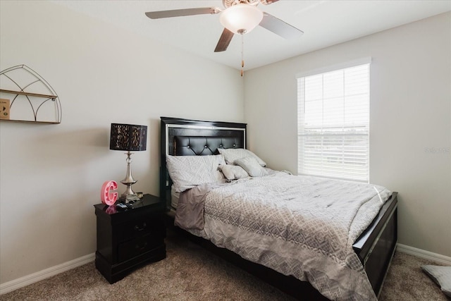 17156 Yellow Pine St, Wimauma, FL 33598 - carpeted bedroom with baseboards and a ceiling fan