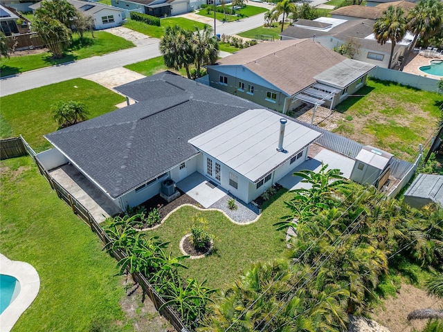 4518 Helena St NE, Saint Petersburg, FL 33703 - aerial view of residential area featuring a pool