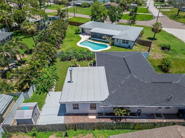 4518 Helena St NE, Saint Petersburg, FL 33703 - aerial perspective of suburban area with a pool