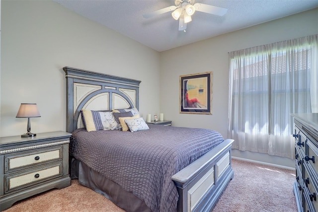 3704 Darston St, Palm Harbor, FL 34685 - bedroom with light carpet and ceiling fan