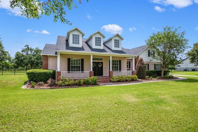 10510 Lithia Estates Dr, Lithia, FL 33547 - cape cod-style house with a porch and stucco siding
