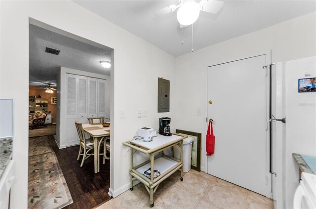 2700 Bayshore Blvd Unit 4106, Dunedin, FL 34698 - kitchen featuring a ceiling fan and electric panel