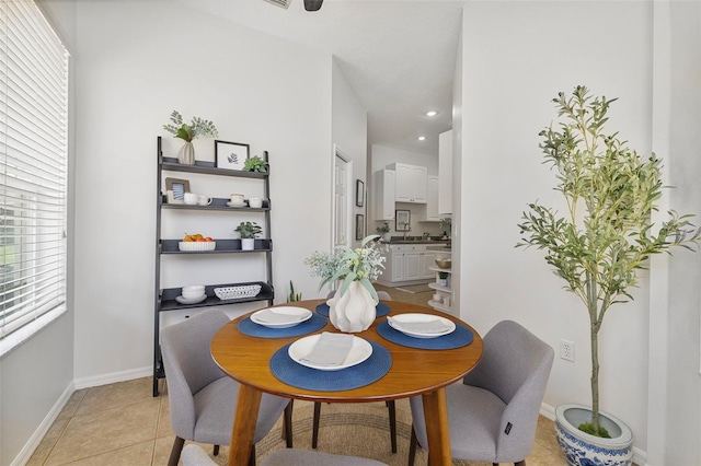 2537 Stanhope Dr, New Port Richey, FL 34655 - dining room featuring healthy amount of natural light, recessed lighting, and light tile patterned flooring