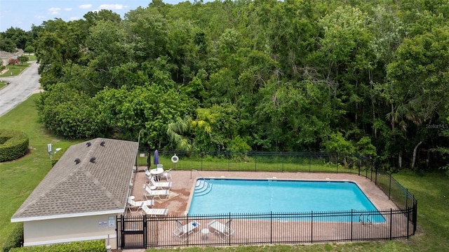 2537 Stanhope Dr, New Port Richey, FL 34655 - community pool featuring a patio area