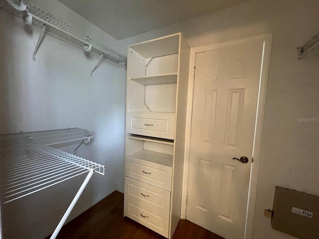 2625 State Road 590 Unit 2514, Clearwater, FL 33759 - spacious closet with dark wood-style floors