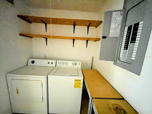 2625 State Road 590 Unit 2514, Clearwater, FL 33759 - laundry area featuring washer / clothes dryer and electric panel
