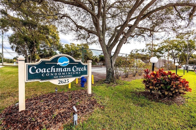 2625 State Road 590 Unit 2514, Clearwater, FL 33759 - community sign with a lawn