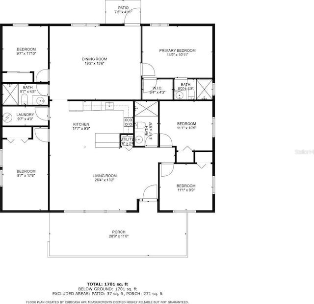 3614 Vasco St, Punta Gorda, FL 33950 - view of home floor plan