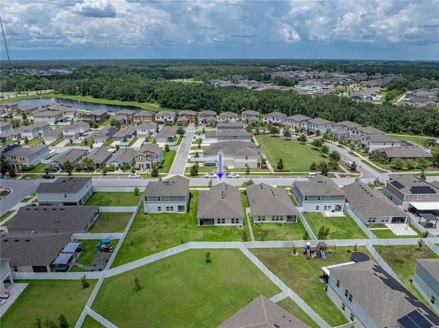 13105 Fruitville Way, Riverview, FL 33579 - aerial perspective of suburban area featuring a large body of water