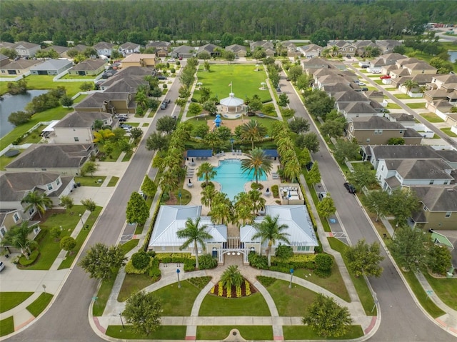 13105 Fruitville Way, Riverview, FL 33579 - aerial view of property's location with nearby suburban area and a pool