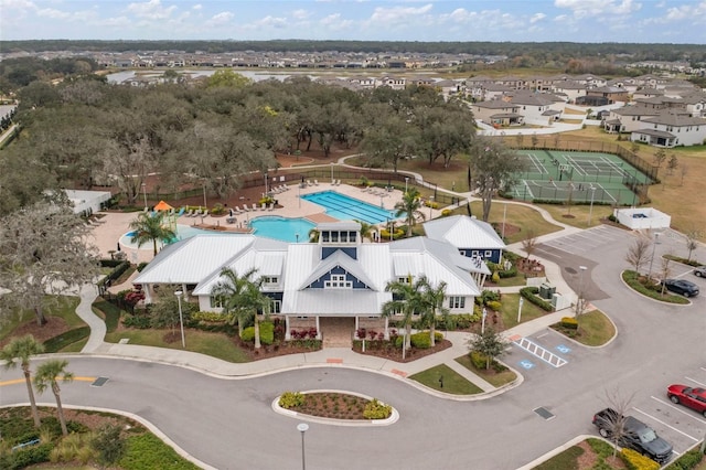 13105 Fruitville Way, Riverview, FL 33579 - drone / aerial view of a pool