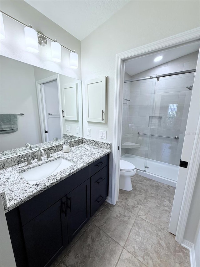 663 Jamaica Cir, Lakeland, FL 33803 - bathroom with a stall shower and vanity