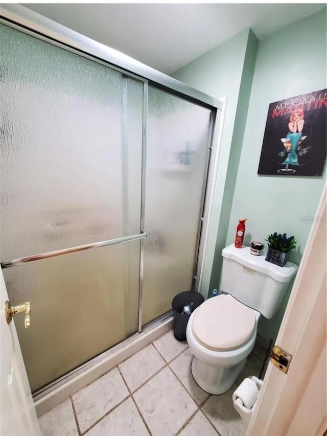 2014 Nancy Ave, Lutz, FL 33548 - full bathroom with a shower stall and tile patterned flooring