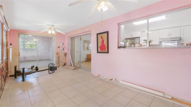 4720 Coronado Way S, Gulfport, FL 33711 - spare room with ceiling fan