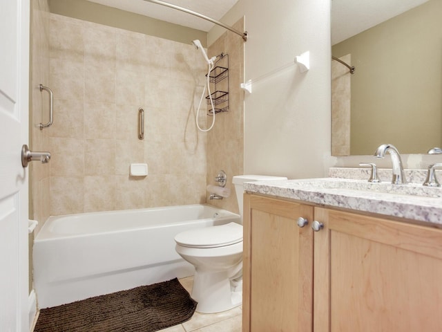 4503 Legacy Park Dr, Tampa, FL 33611 - full bathroom featuring vanity, bathing tub / shower combination, and tile patterned floors