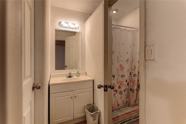 3707 Cambridge St, New Port Richey, FL 34652 - full bathroom featuring vanity and curtained shower