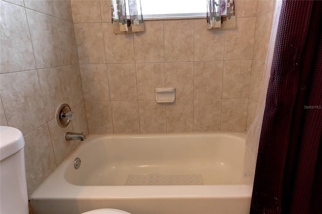3707 Cambridge St, New Port Richey, FL 34652 - full bath featuring toilet and shower / bath combination with curtain