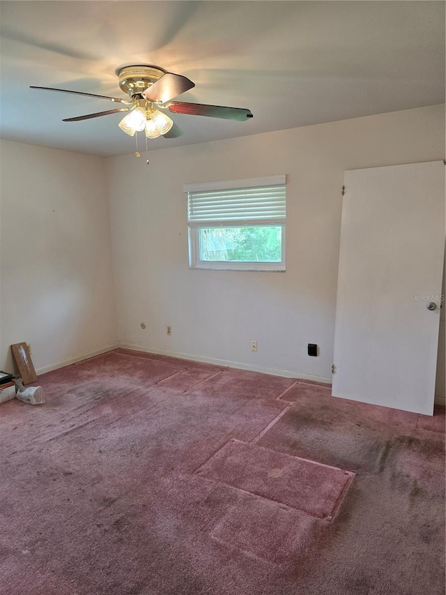 534 N Larry Cir, Brandon, FL 33511 - carpeted empty room featuring ceiling fan and baseboards
