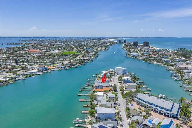 340 Bay Plz, Treasure Island, FL 33706 - aerial view of a nearby body of water