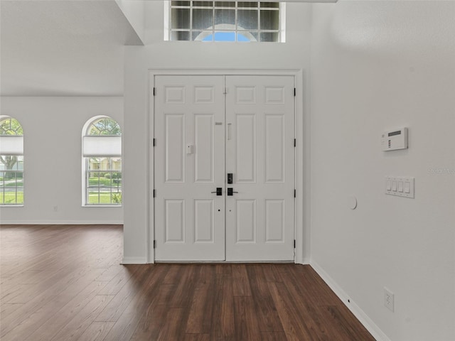 2812 Windcrest Oaks Ct, Valrico, FL 33594 - entryway with dark wood-style flooring
