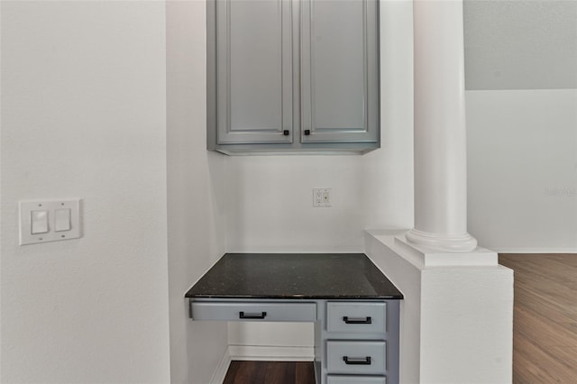 2812 Windcrest Oaks Ct, Valrico, FL 33594 - detailed view of wood finished floors and baseboards