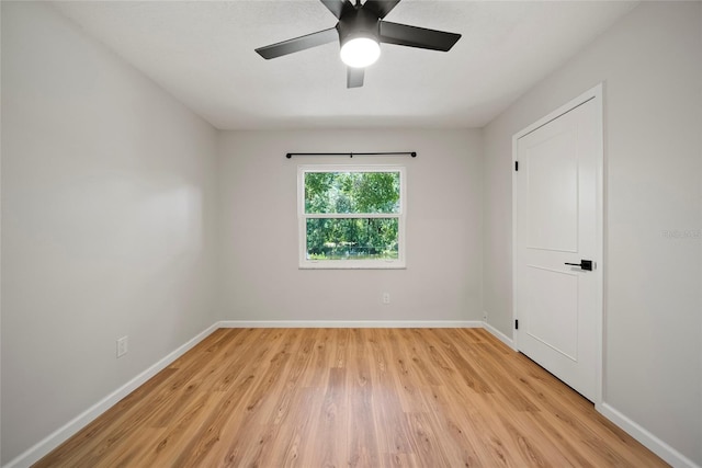4639 Cabbage Palm Dr, Valrico, FL 33596 - unfurnished bedroom with light wood-style floors and a ceiling fan