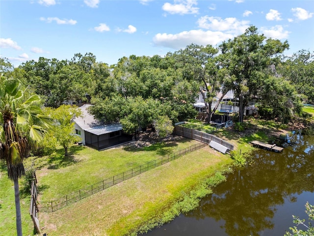 4639 Cabbage Palm Dr, Valrico, FL 33596 - view from above of property with a large body of water