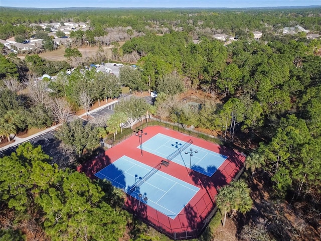 4119 Autumn Amber Dr, Spring Hill, FL 34609 - bird's eye view of a heavily wooded area