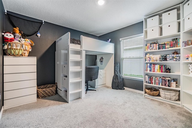 13304 Mylion Way, Spring Hill, FL 34610 - carpeted bedroom featuring a textured ceiling and baseboards