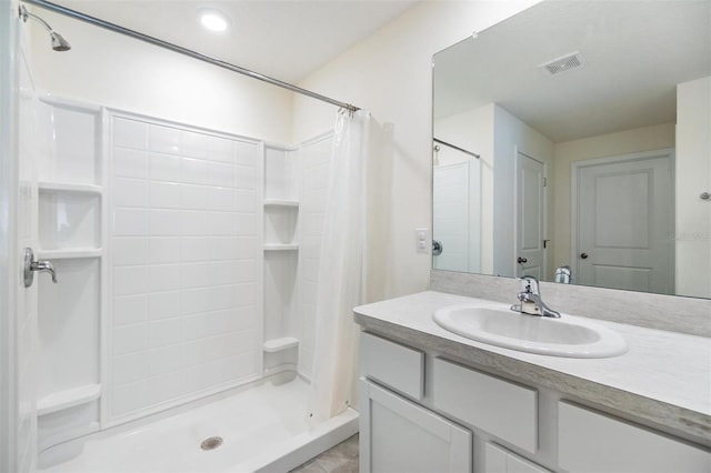 13304 Mylion Way, Spring Hill, FL 34610 - full bath with a shower stall and vanity