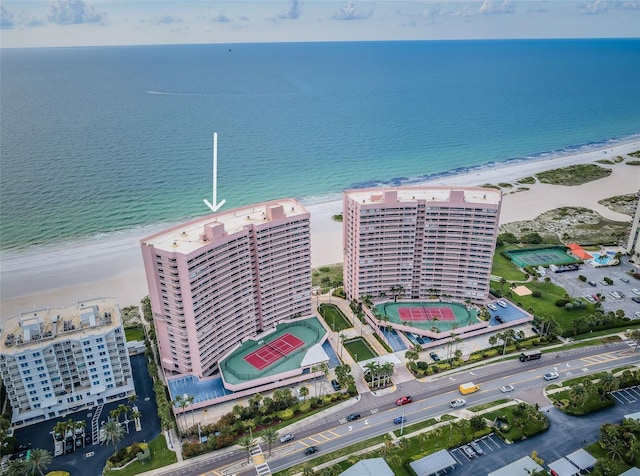 1340 Gulf Blvd Unit 8C, Clearwater Beach, FL 33767 - aerial view of expansive coastline