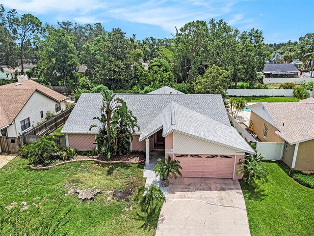 3335 Foxridge Cir, Tampa, FL 33618 - aerial perspective of suburban area