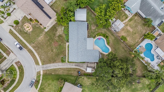 1810 Orange Hill Dr, Brandon, FL 33510 - aerial overview of property's location featuring a pool