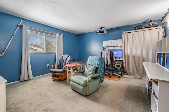1810 Orange Hill Dr, Brandon, FL 33510 - bedroom with carpet floors and a textured ceiling