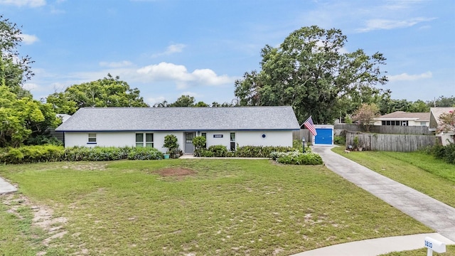 1810 Orange Hill Dr, Brandon, FL 33510 - ranch-style house with concrete driveway and stucco siding