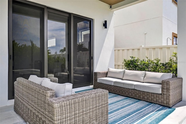 131 Forest Hills Dr, Redington Shores, FL 33708 - view of patio / terrace with an outdoor living space
