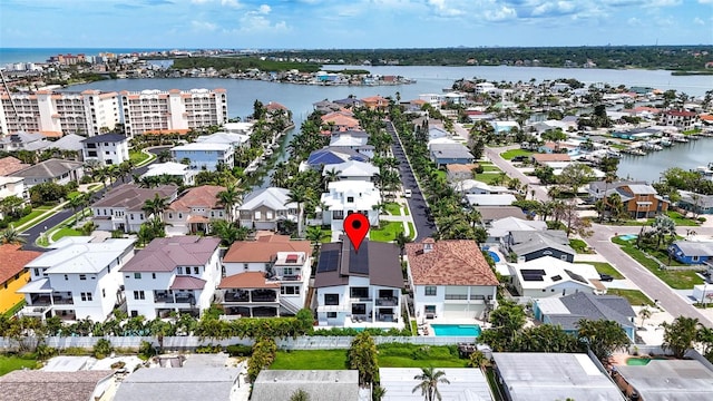 131 Forest Hills Dr, Redington Shores, FL 33708 - aerial perspective of suburban area with a nearby body of water